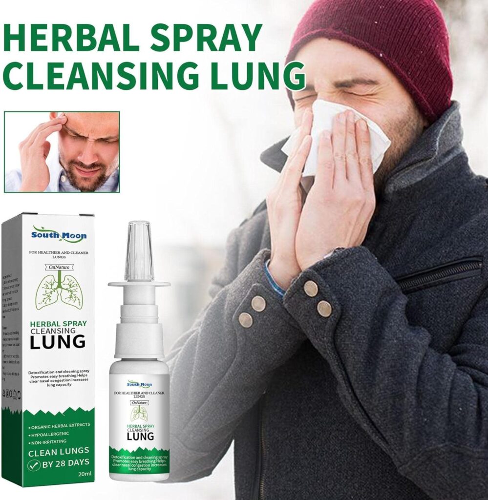 الرذاذ الأنفي herbal spray cleansing lung
